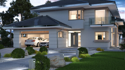 Arsa + Çelik konstrüksiyon ve Tüm iç/dış dekorasyon